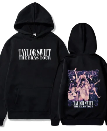 Taylor Swift Eras Tour Black Hoodie